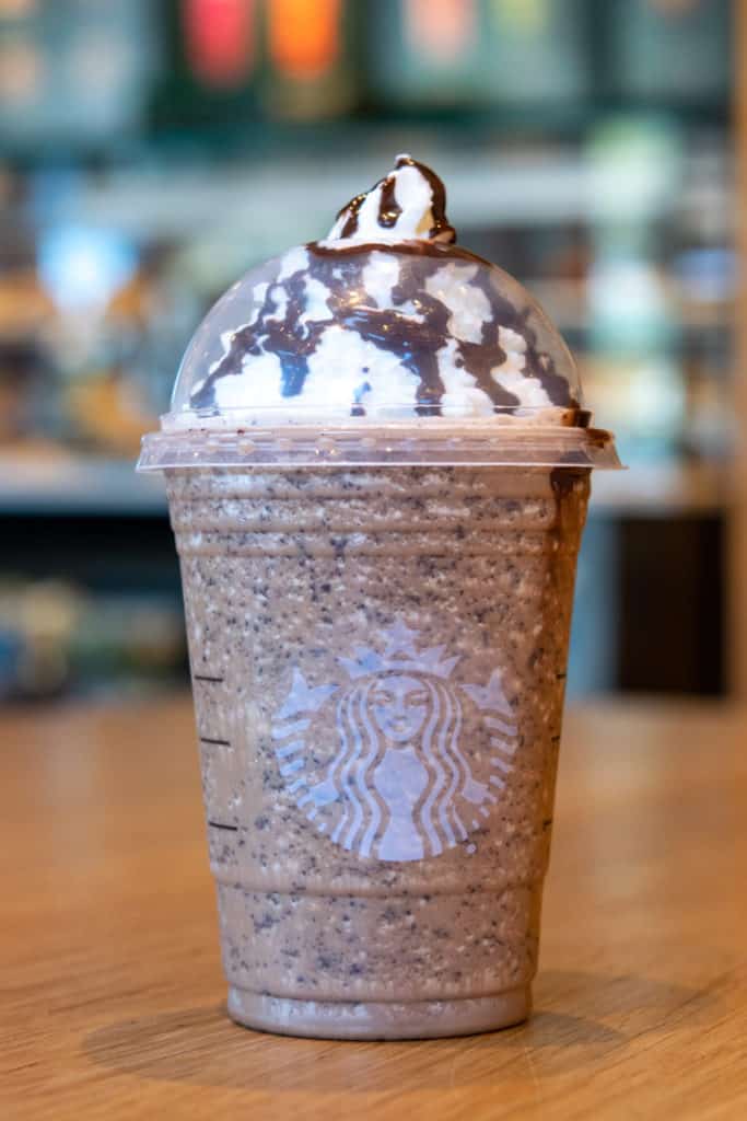 Starbucks frappuccino that has caffeine in it.