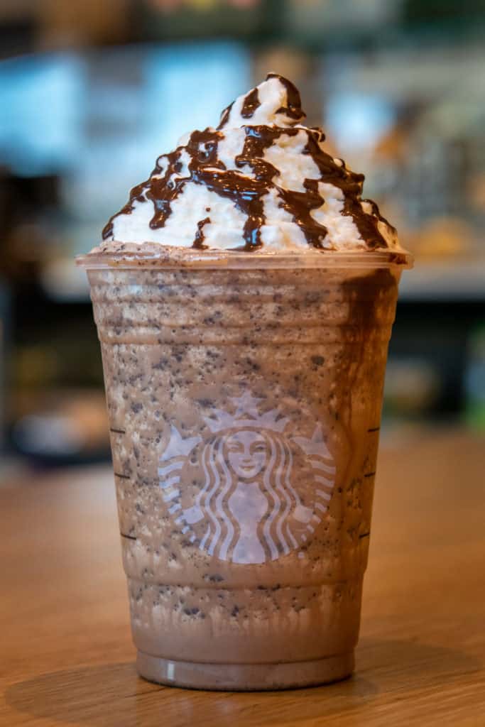 Starbucks Java Chip frappuccino.