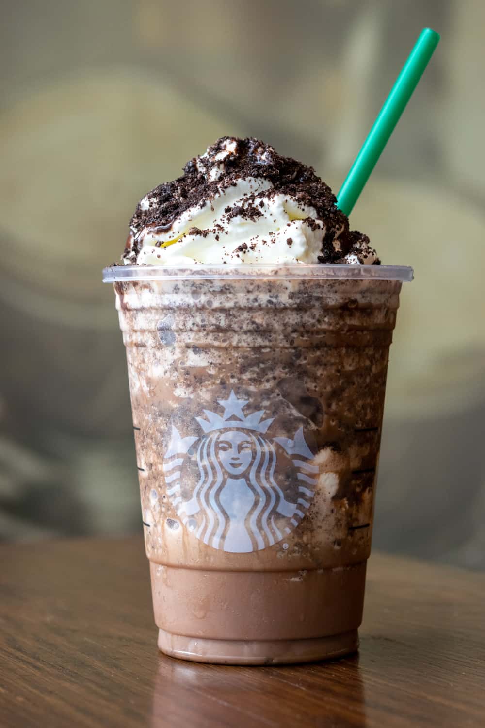 Starbucks chocolate drinks.