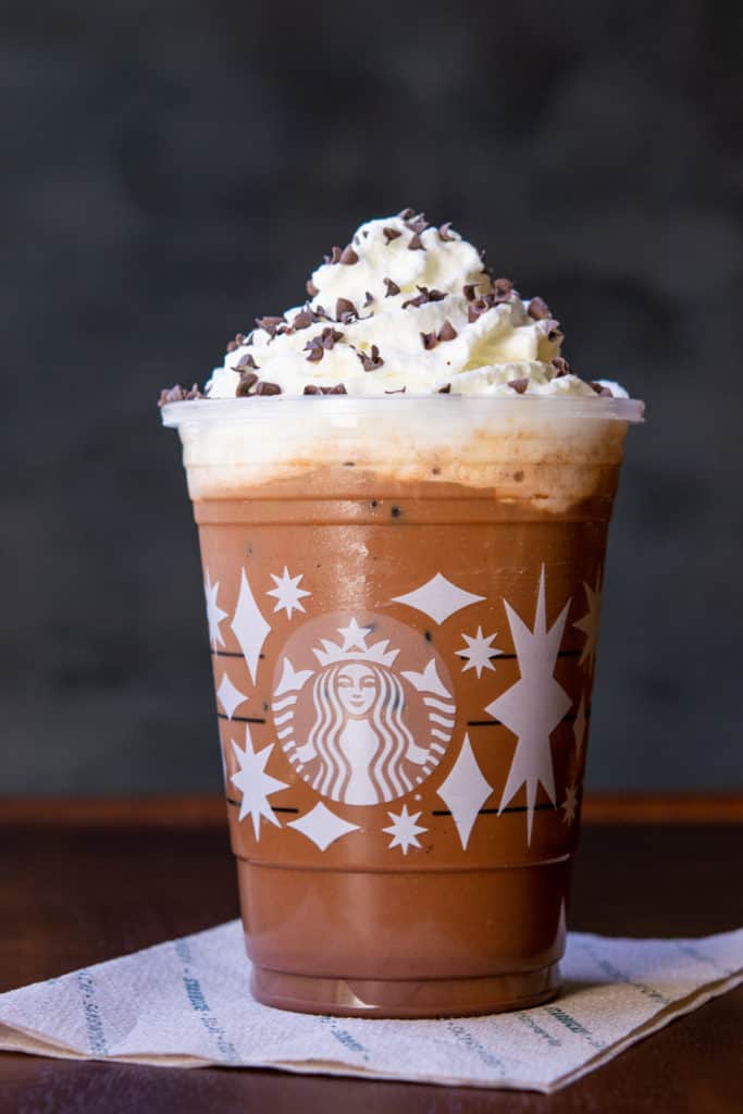 Starbucks Iced Peppermint Mocha.