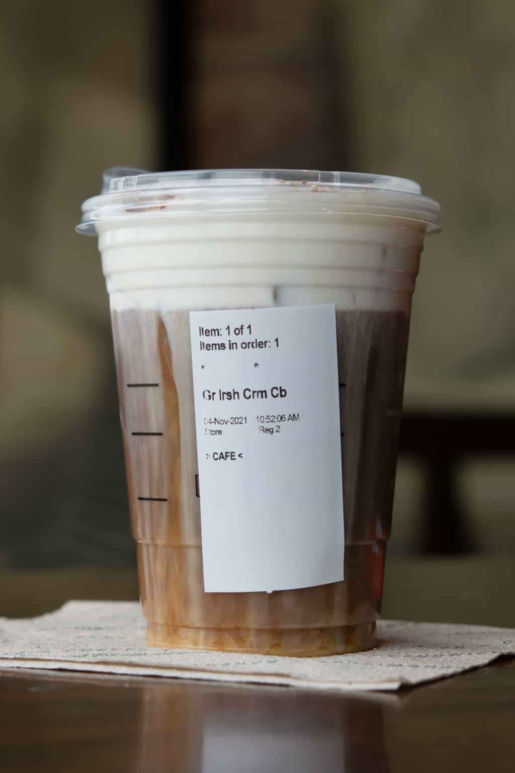 Starbucks Irish Cream Cold Brew Drink Overview » Grounds to Brew