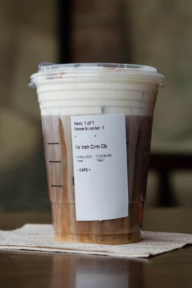 Starbucks Irish Cream Cold Brew Drink Overview » Grounds to Brew