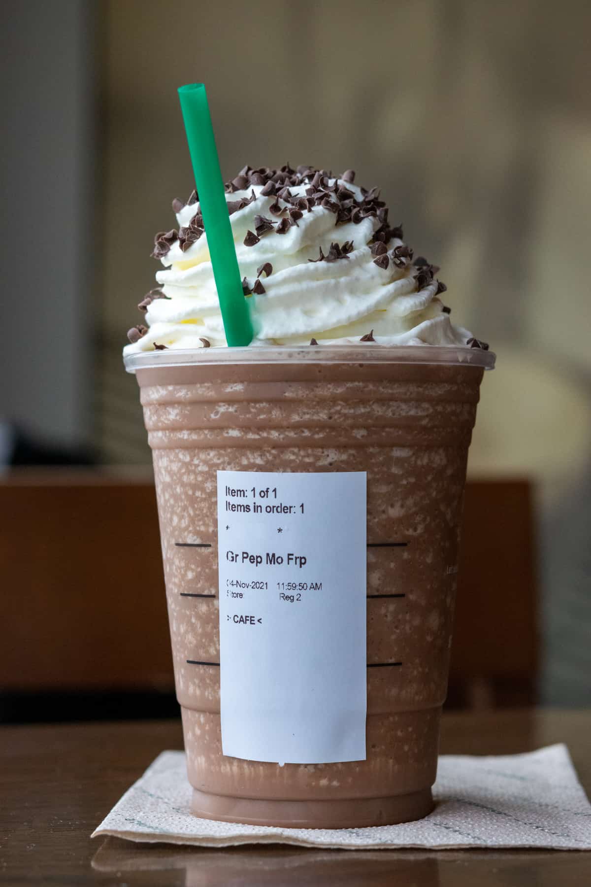 Starbucks Peppermint Mocha Frappuccino Drink Overview » Grounds to Brew