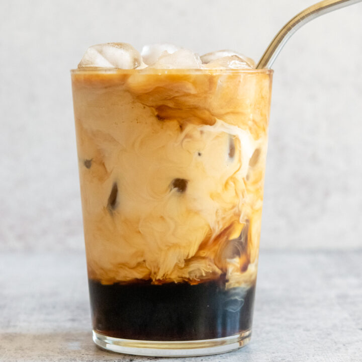 Starbucks Vanilla Iced Coffee copycat drink.