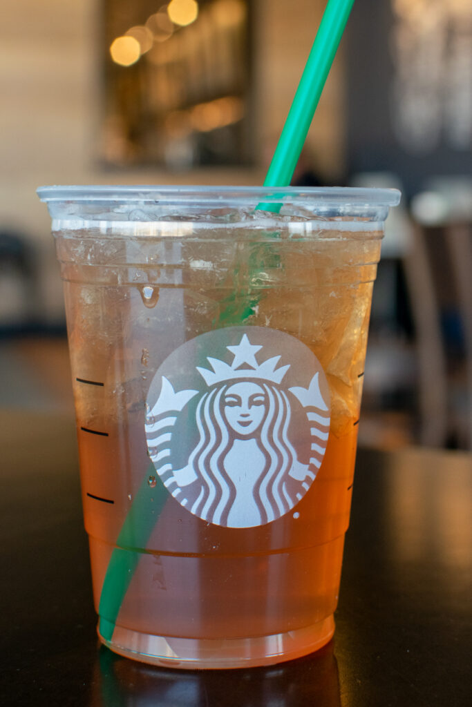 Starbucks Iced Green Tea.