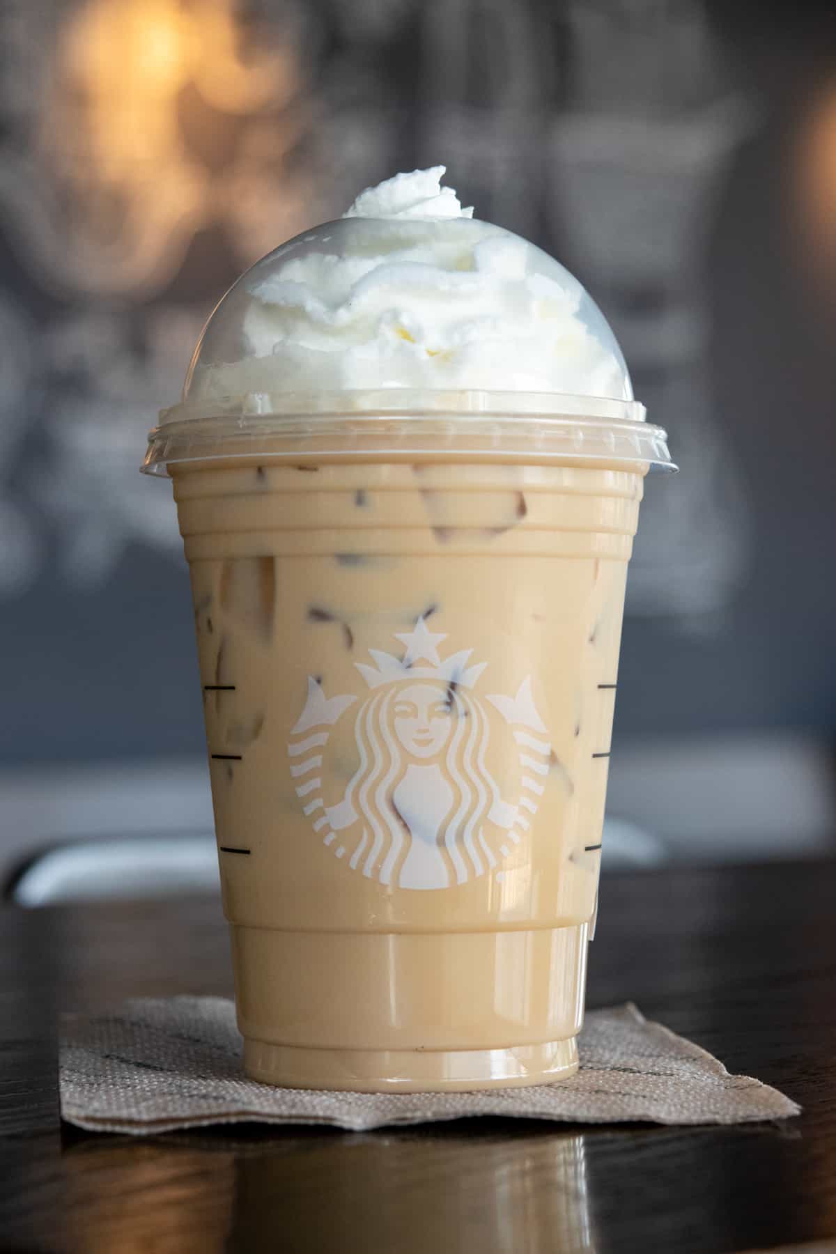 Starbucks Iced White Mocha.