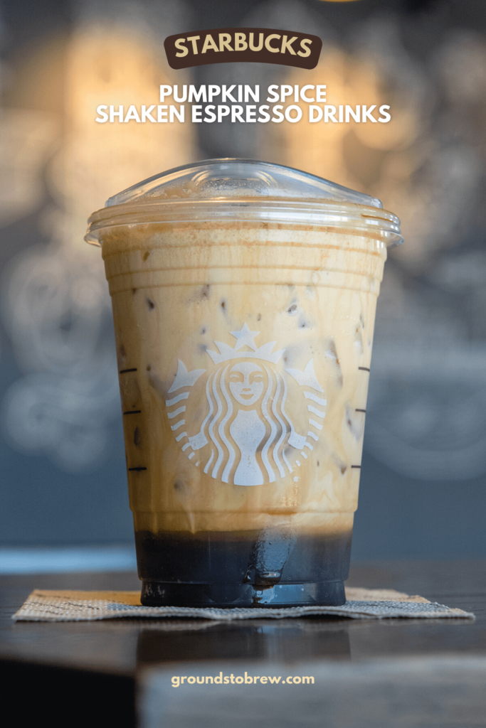 Pumpkin Shaken Espresso from Starbucks.