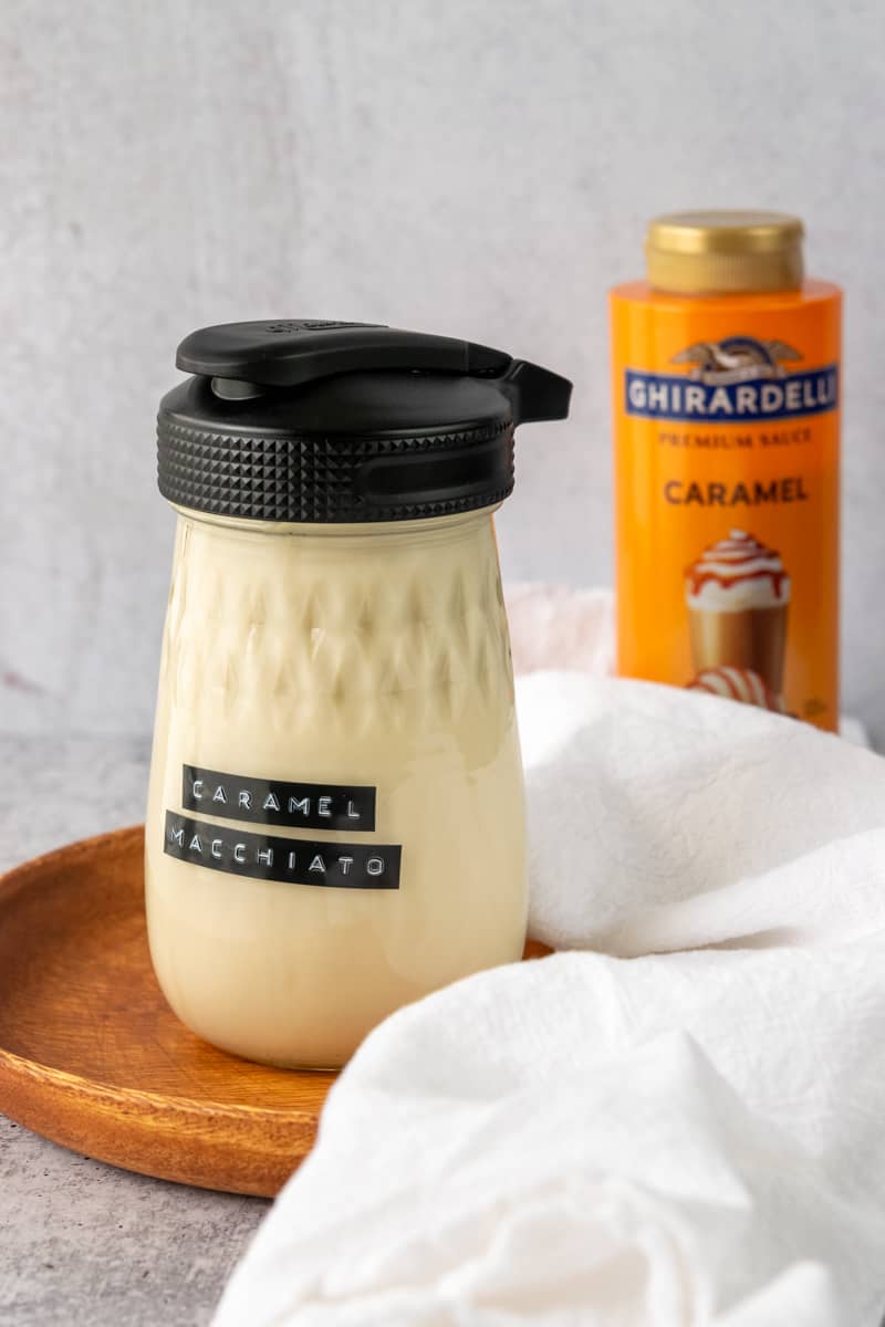 Homemade Caramel Macchiato Coffee Creamer » Grounds to Brew