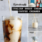 Homemade Italian sweet cream coffee creamer.