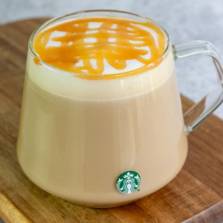 Homemade Starbucks Caramel Macchiato.