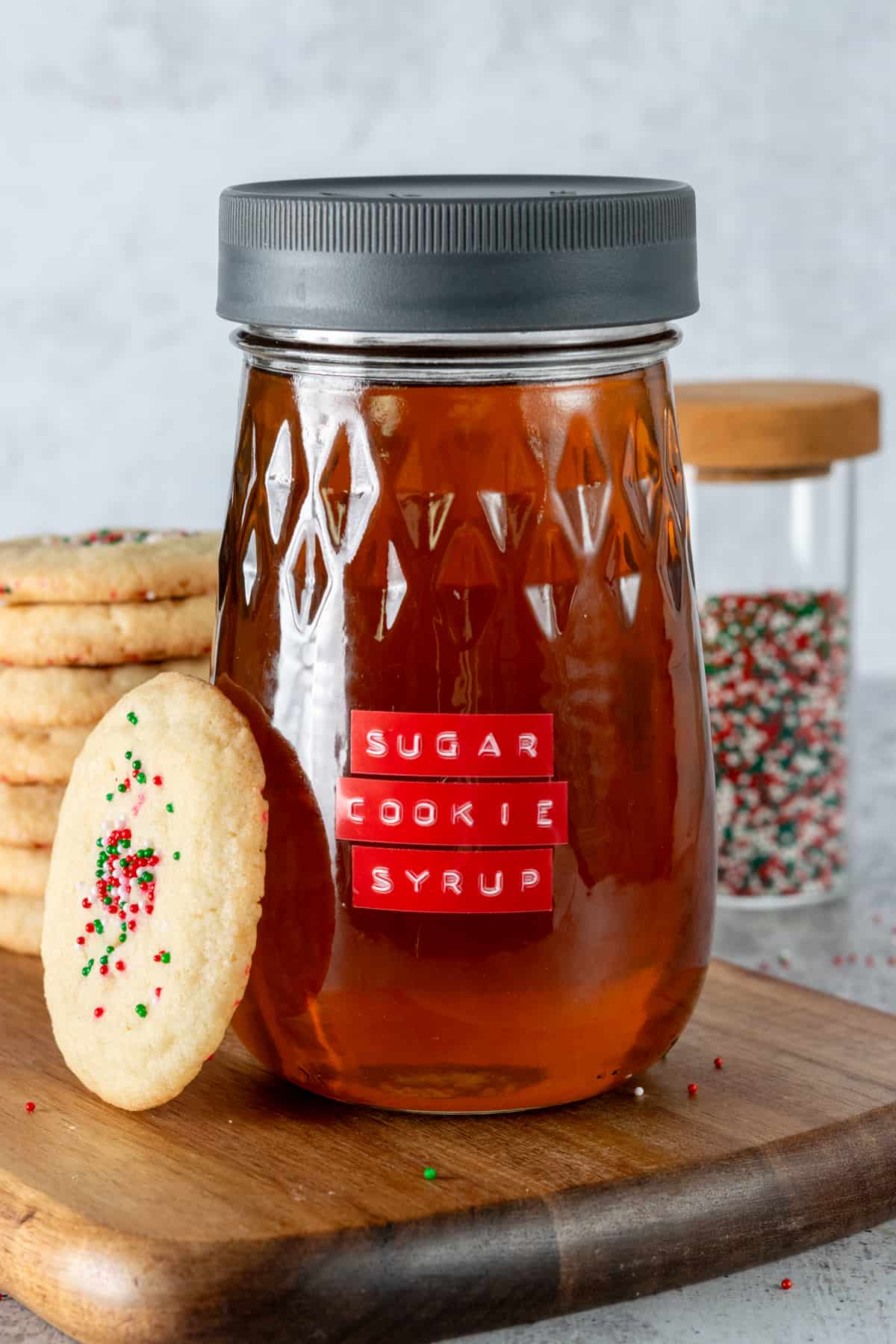 Homemade Starbucks Sugar Cookie Syrup for coffee.